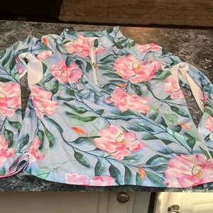 Tail Shirt Active Swim Beach Wear Women Ladies Golf Tennis Sport Workout Top